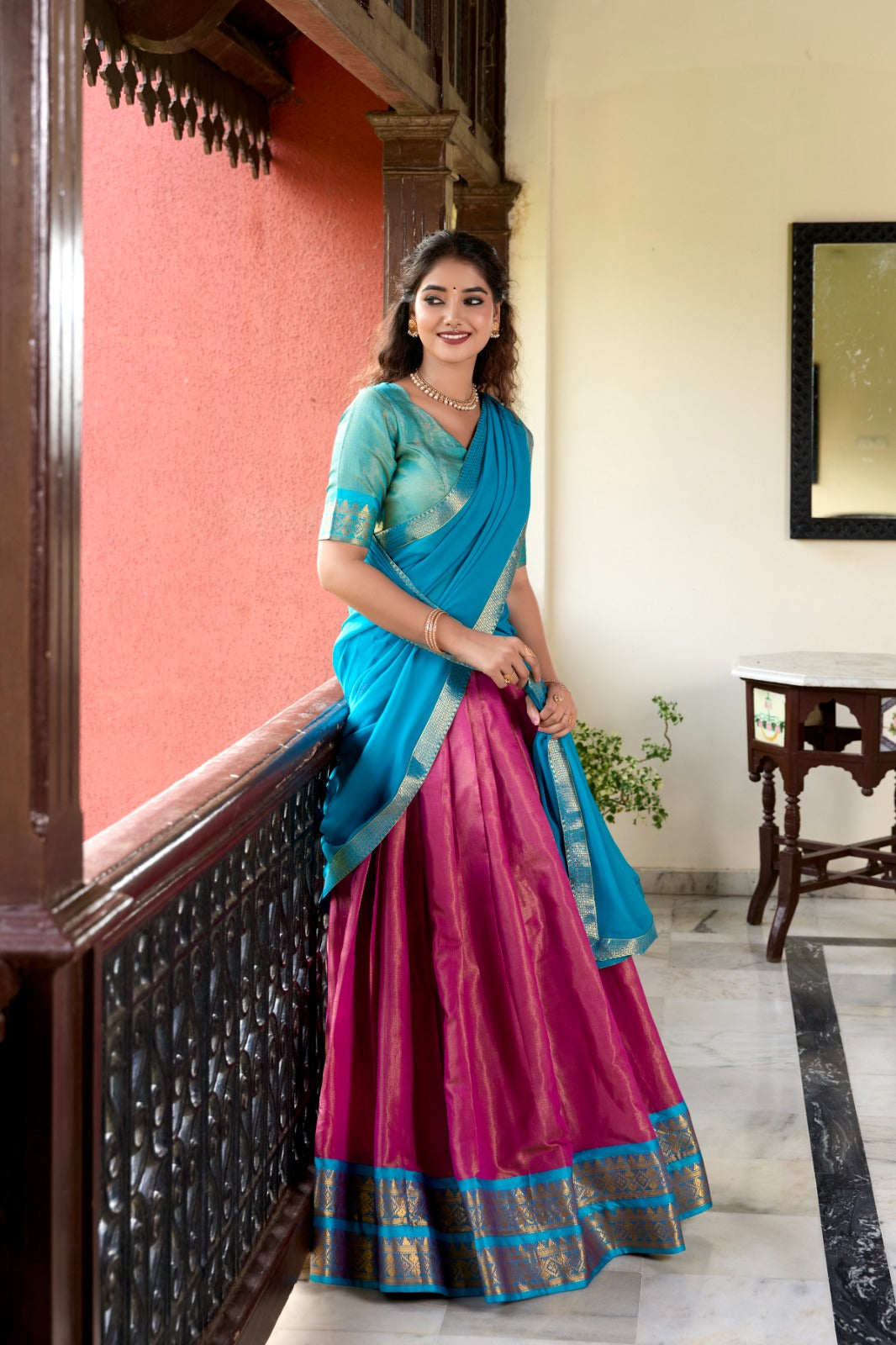 Grisha Kanchipuram lehenga choli