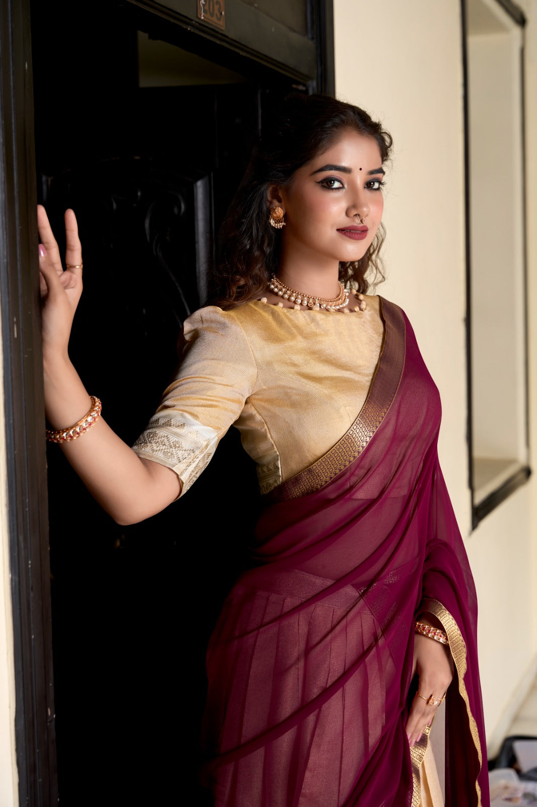 Grisha Kanchipuram lehenga choli