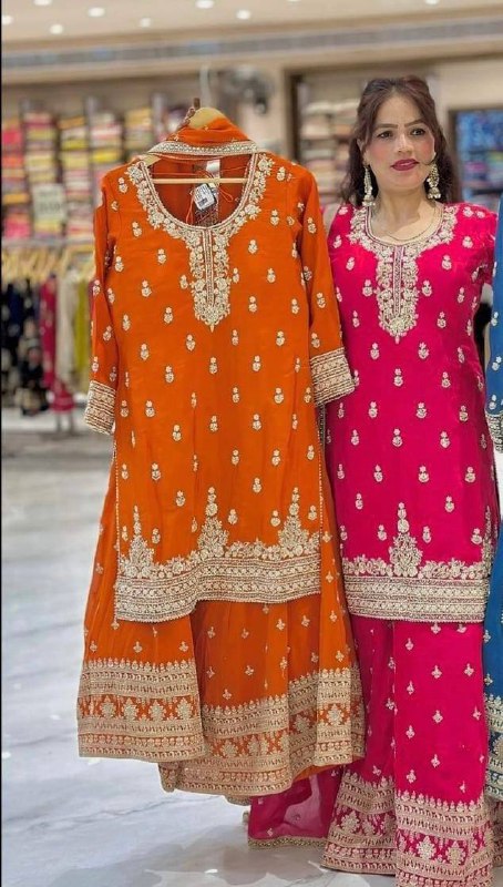 Zarkaar Designer Party Wear Sharara Suit