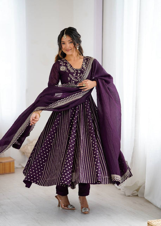 Lisha Dreams Anarkali Gown