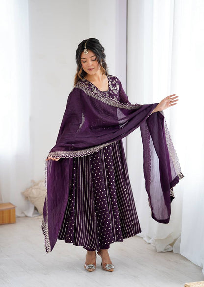 Lisha Dreams Anarkali Gown