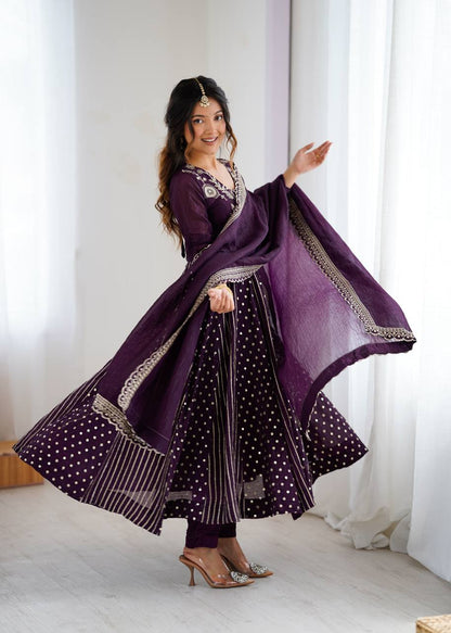 Lisha Dreams Anarkali Gown