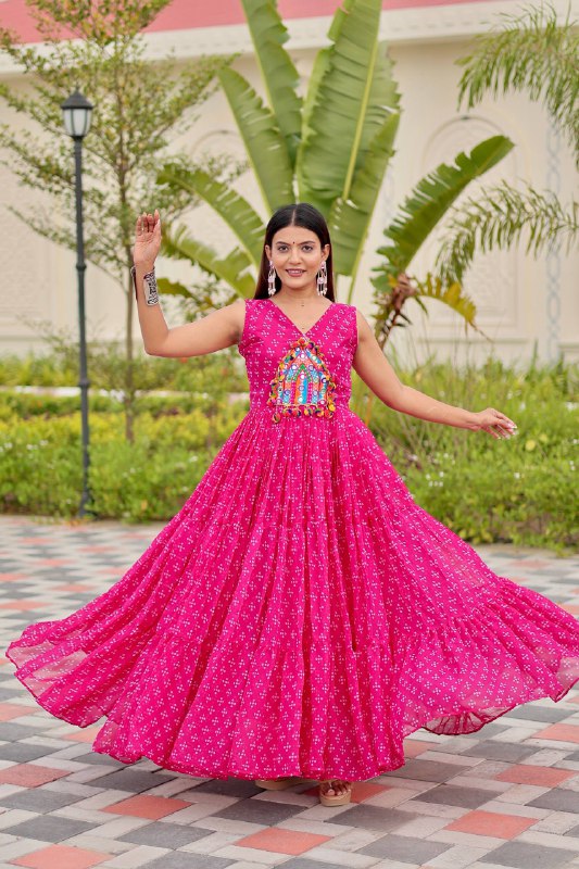 Tripti Navratri Special Gamathi Work Gown
