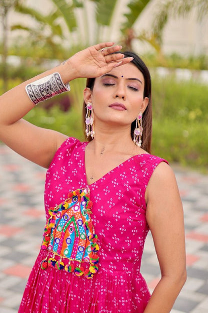 Tripti Navratri Special Gamathi Work Gown