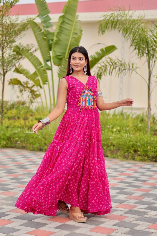 Tripti Navratri Special Gamathi Work Gown