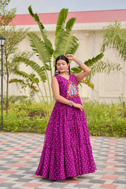 Tripti Navratri Special Gamathi Work Gown