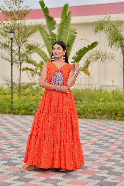 Tripti Navratri Special Gamathi Work Gown