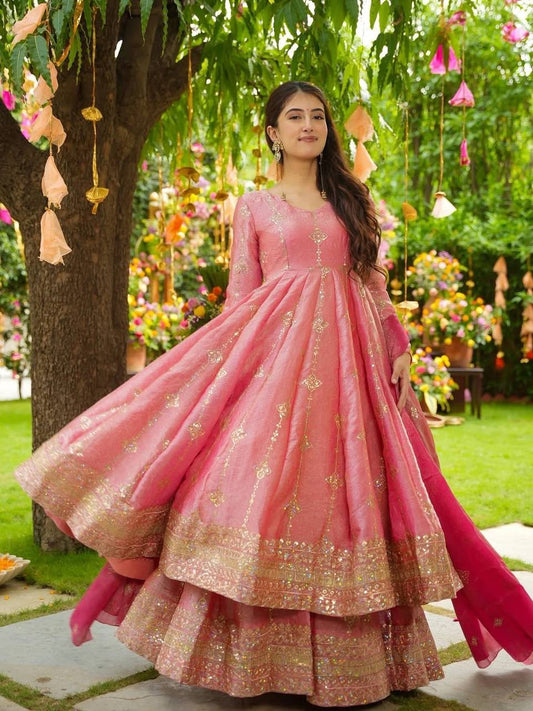 Avni Crunchy Silk Ethnic Wear Designer Outfit