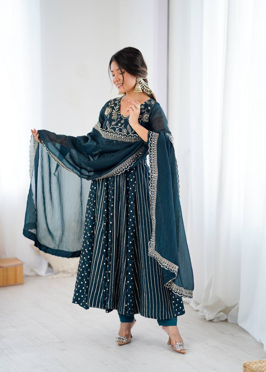 Lisha Dreams Anarkali Gown
