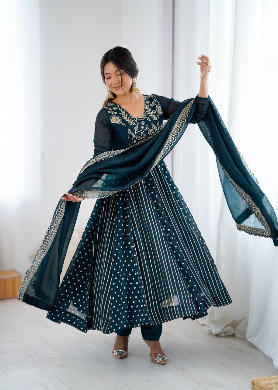 Lisha Dreams Anarkali Gown