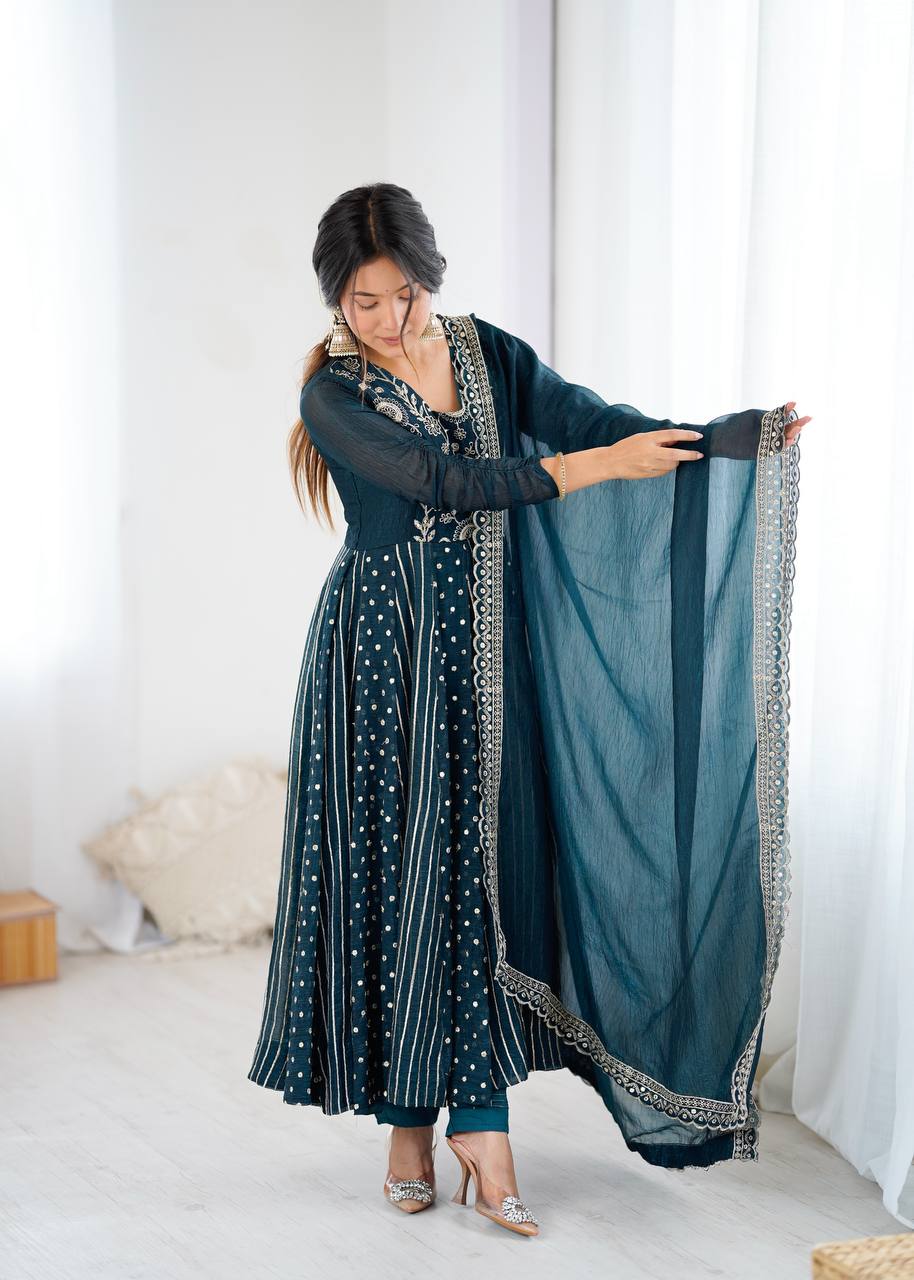 Lisha Dreams Anarkali Gown