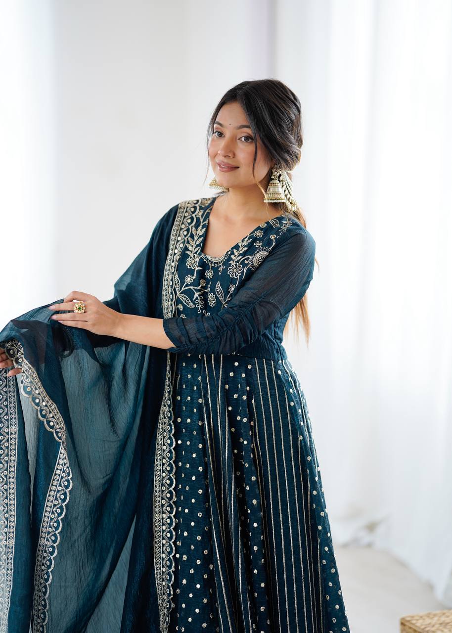 Lisha Dreams Anarkali Gown