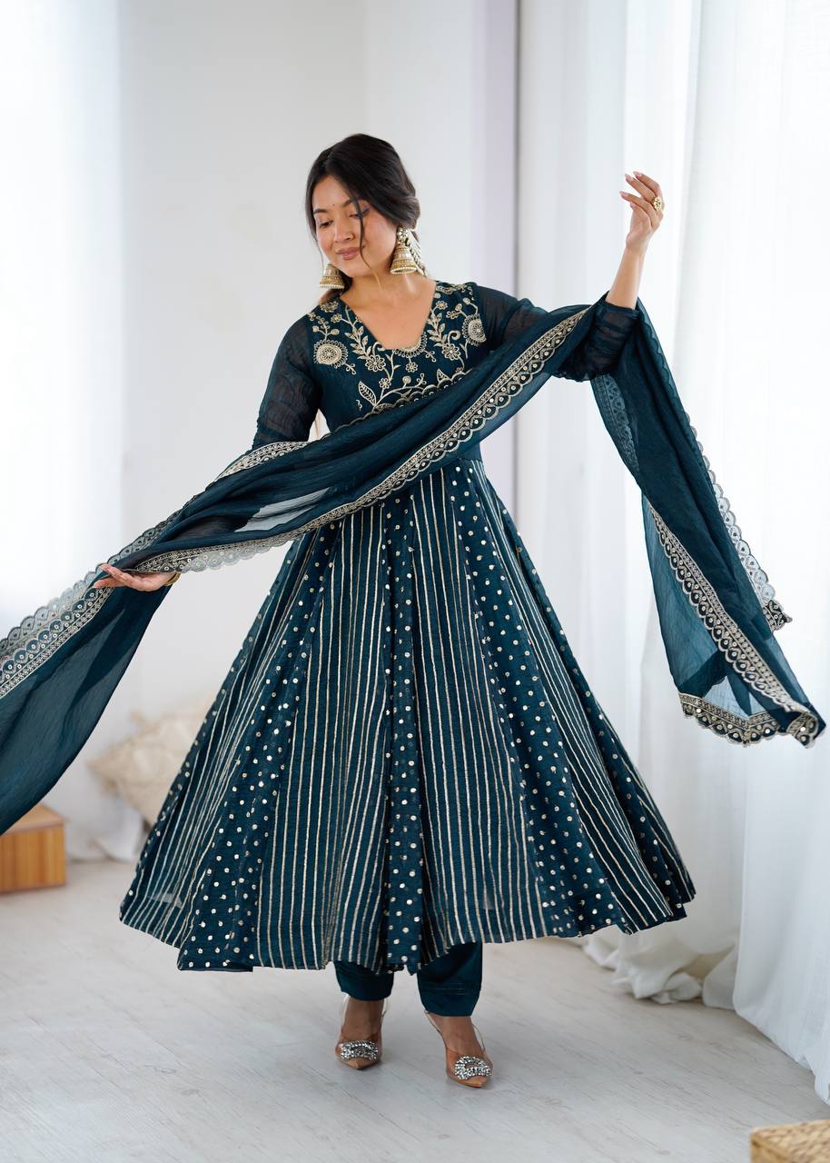 Lisha Dreams Anarkali Gown