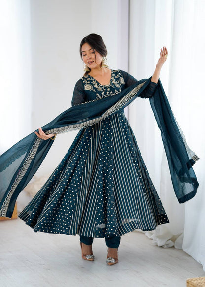 Lisha Dreams Anarkali Gown