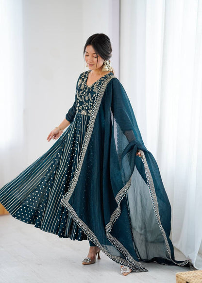 Lisha Dreams Anarkali Gown