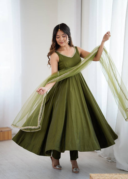 Krish Mahendi Pure Romanslk Anarkali
