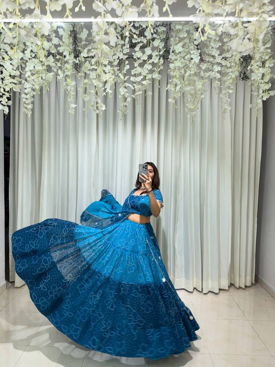 Hetvi Prlnted Georgette Lehenga Choli