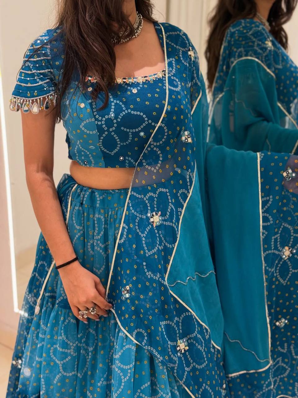 Hetvi Prlnted Georgette Lehenga Choli