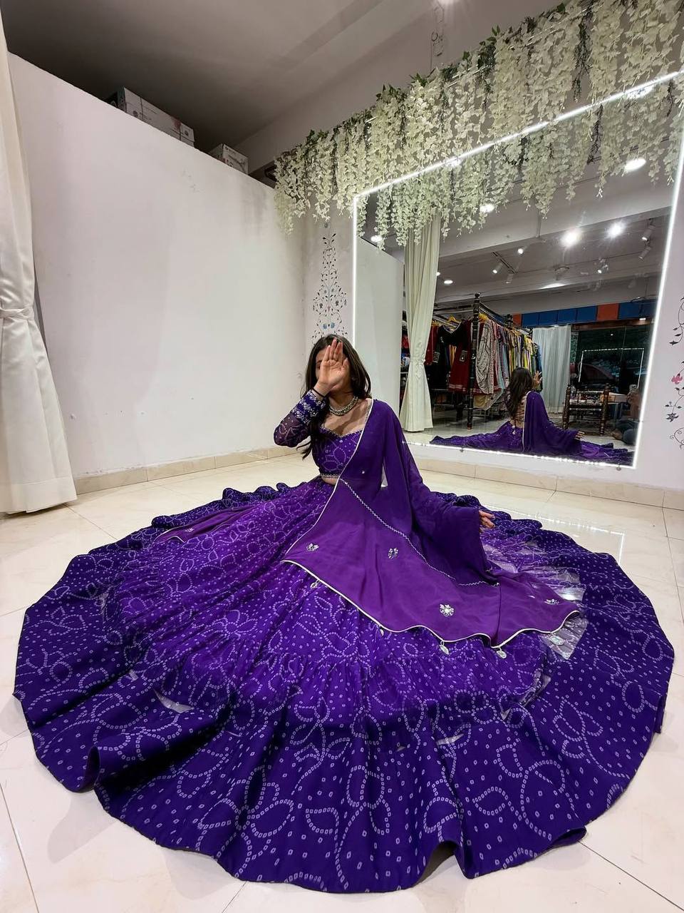 Hetvi Prlnted Georgette Lehenga Choli