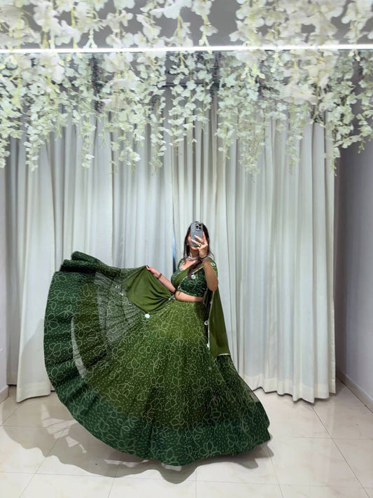 Hetvi Prlnted Georgette Lehenga Choli