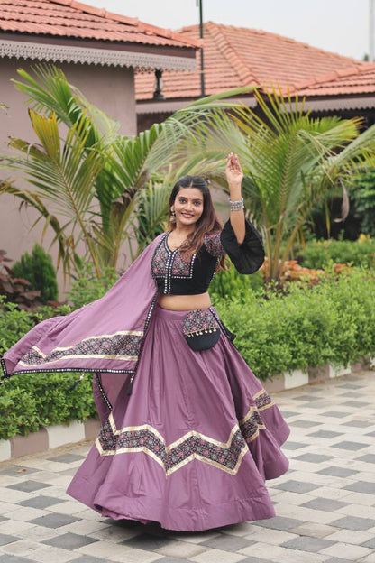 Suhana Navratri Ajarakh Work Lehenga choli