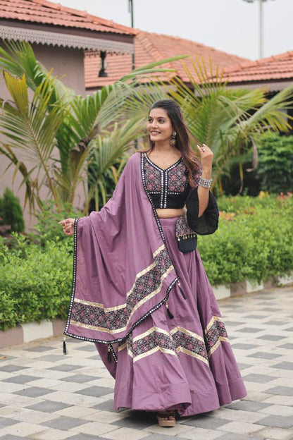 Suhana Navratri Ajarakh Work Lehenga choli