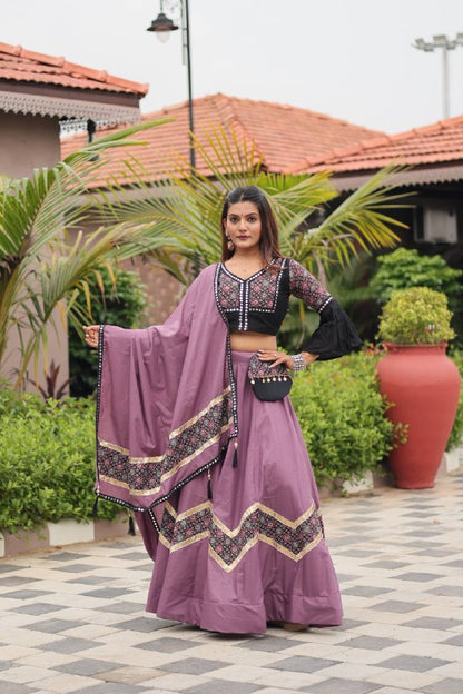 Suhana Navratri Ajarakh Work Lehenga choli