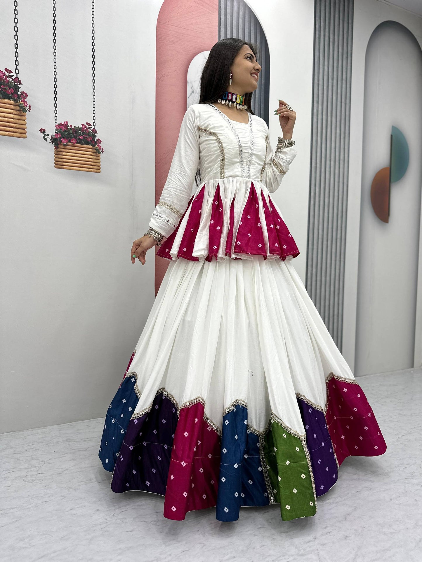 Siddhi Navratri Special Kediyu Lehenga