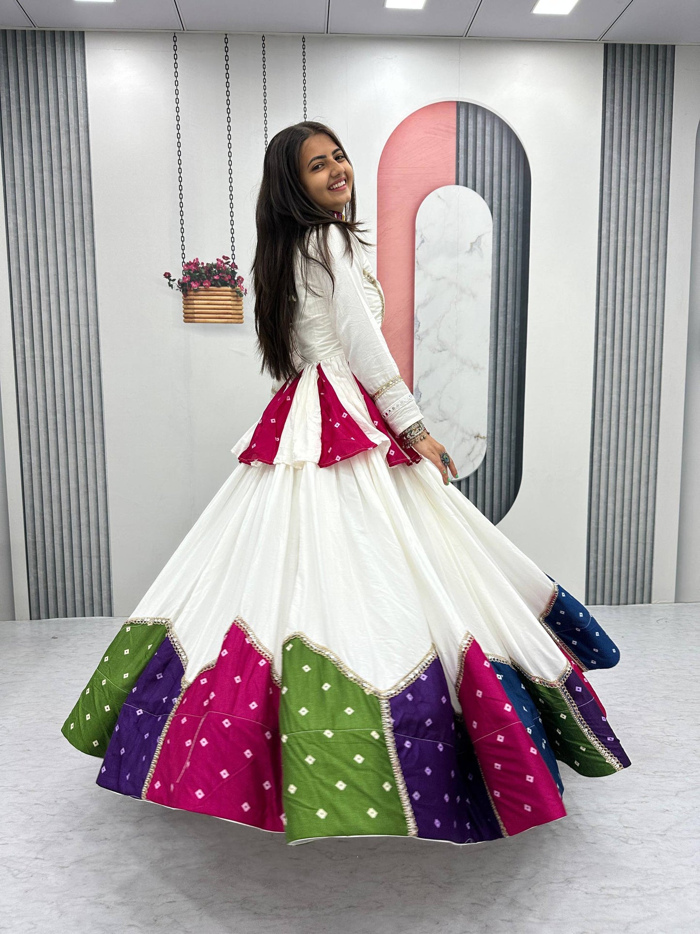 Siddhi Navratri Special Kediyu Lehenga