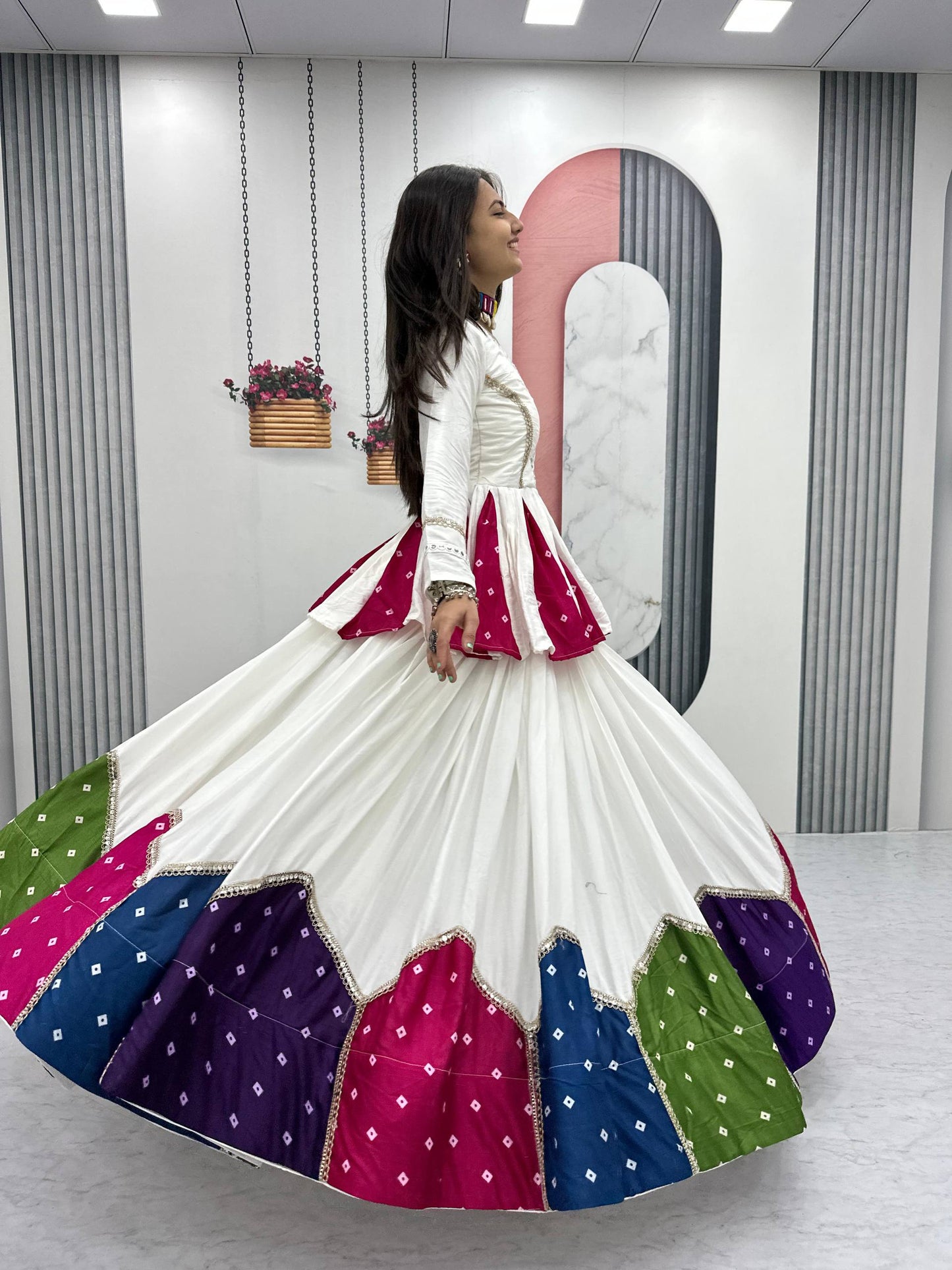 Siddhi Navratri Special Kediyu Lehenga