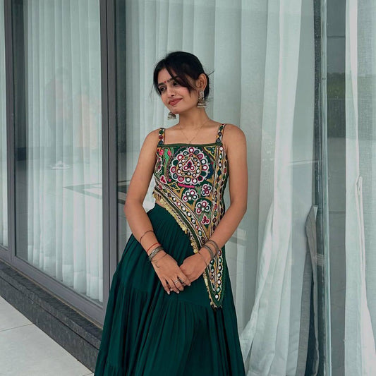 Vidhya Printed Polly Reyon Lehenga Choli