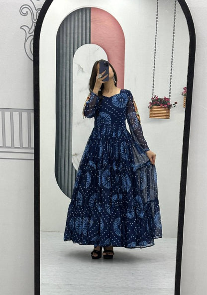 Julie Fox Georgette Gown