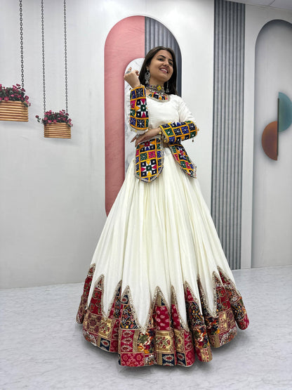 Laxmi Heavy Gamathi work Lehenga Choli