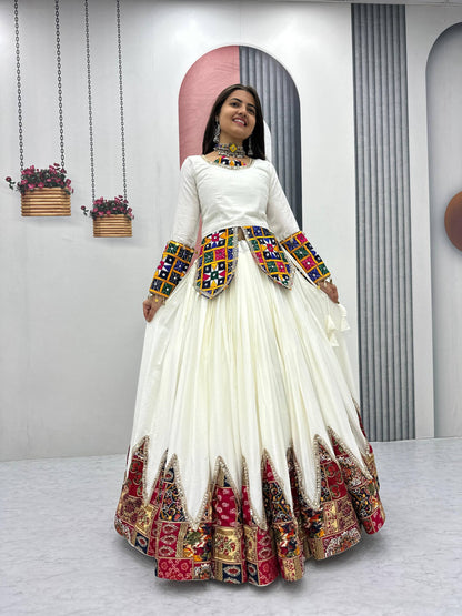 Laxmi Heavy Gamathi work Lehenga Choli