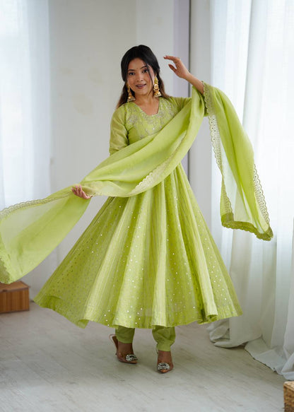 Lisha Dreams Anarkali Gown