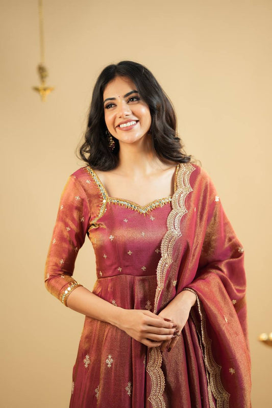 Riya The Royal Gulab Anarkali