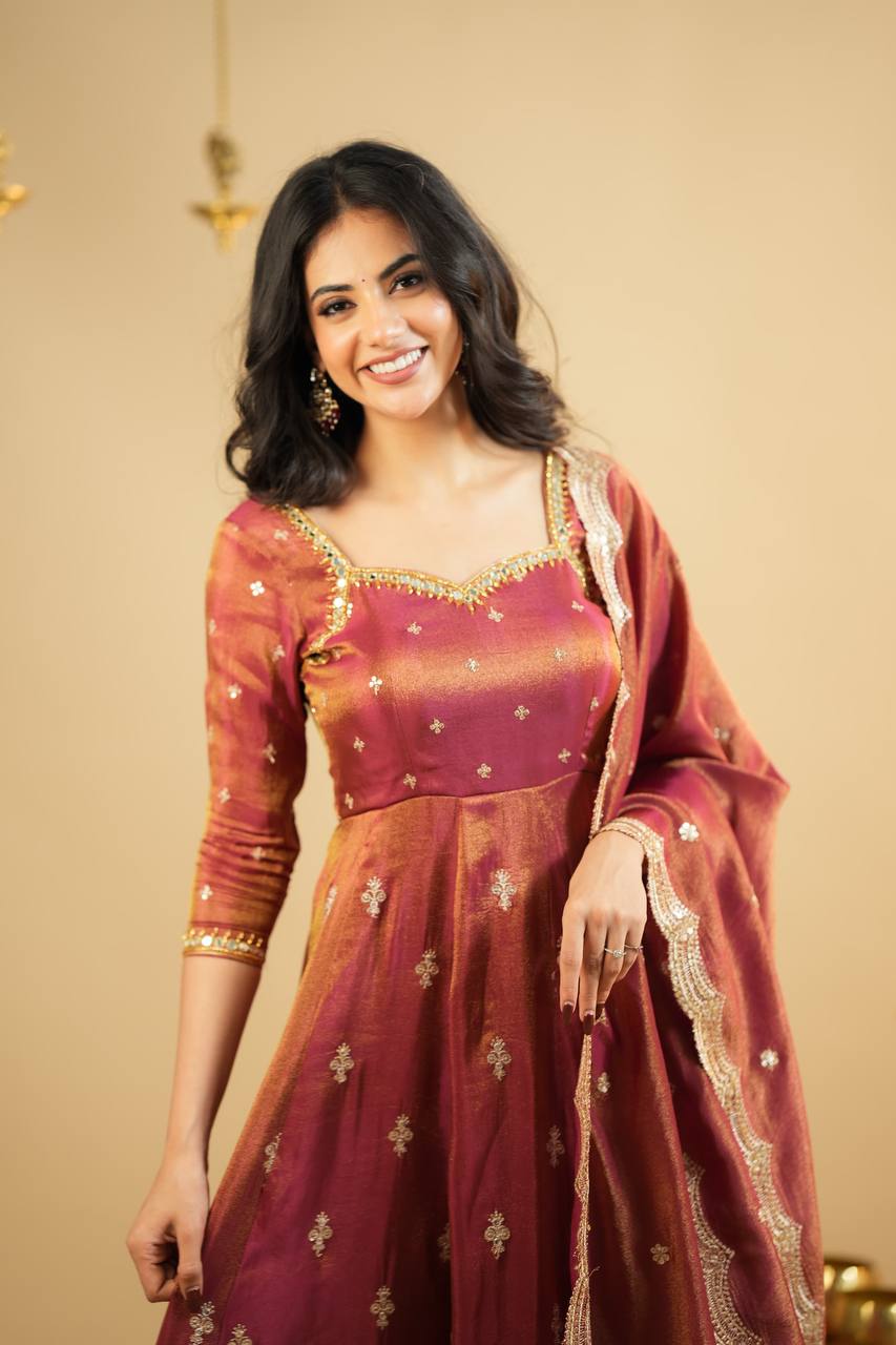 Riya The Royal Gulab Anarkali