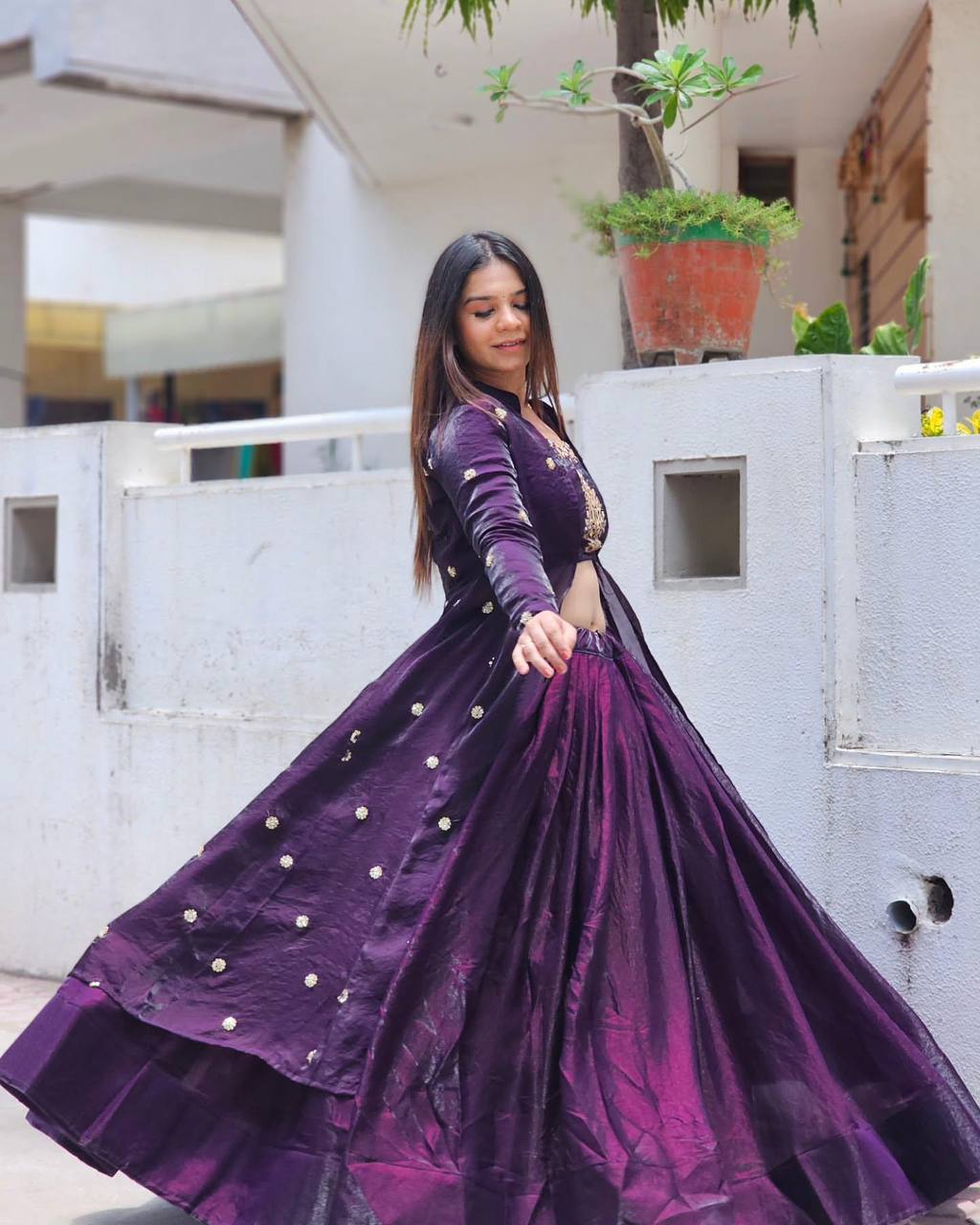 Jhanvi Royale Queen Modern Shrug Lehenga Set