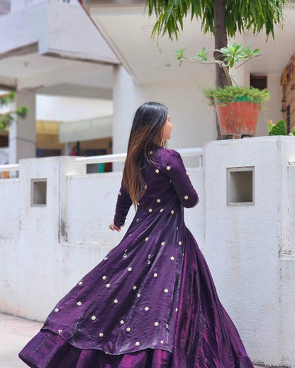 Jhanvi Royale Queen Modern Shrug Lehenga Set