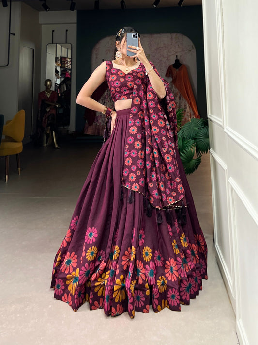 Sakshi Floral Printed Lehenga Choli
