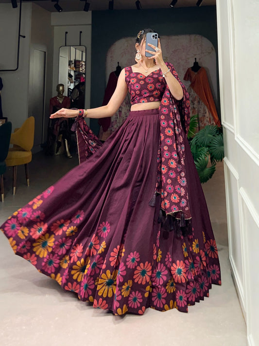 Sakshi Floral Printed Lehenga Choli