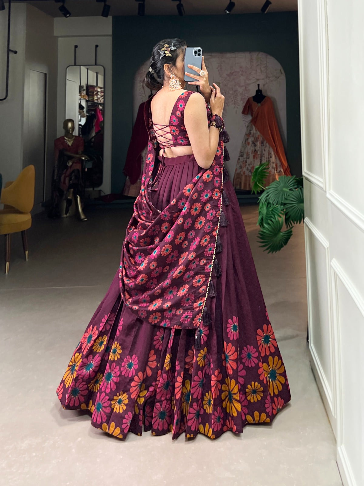 Sakshi Floral Printed Lehenga Choli