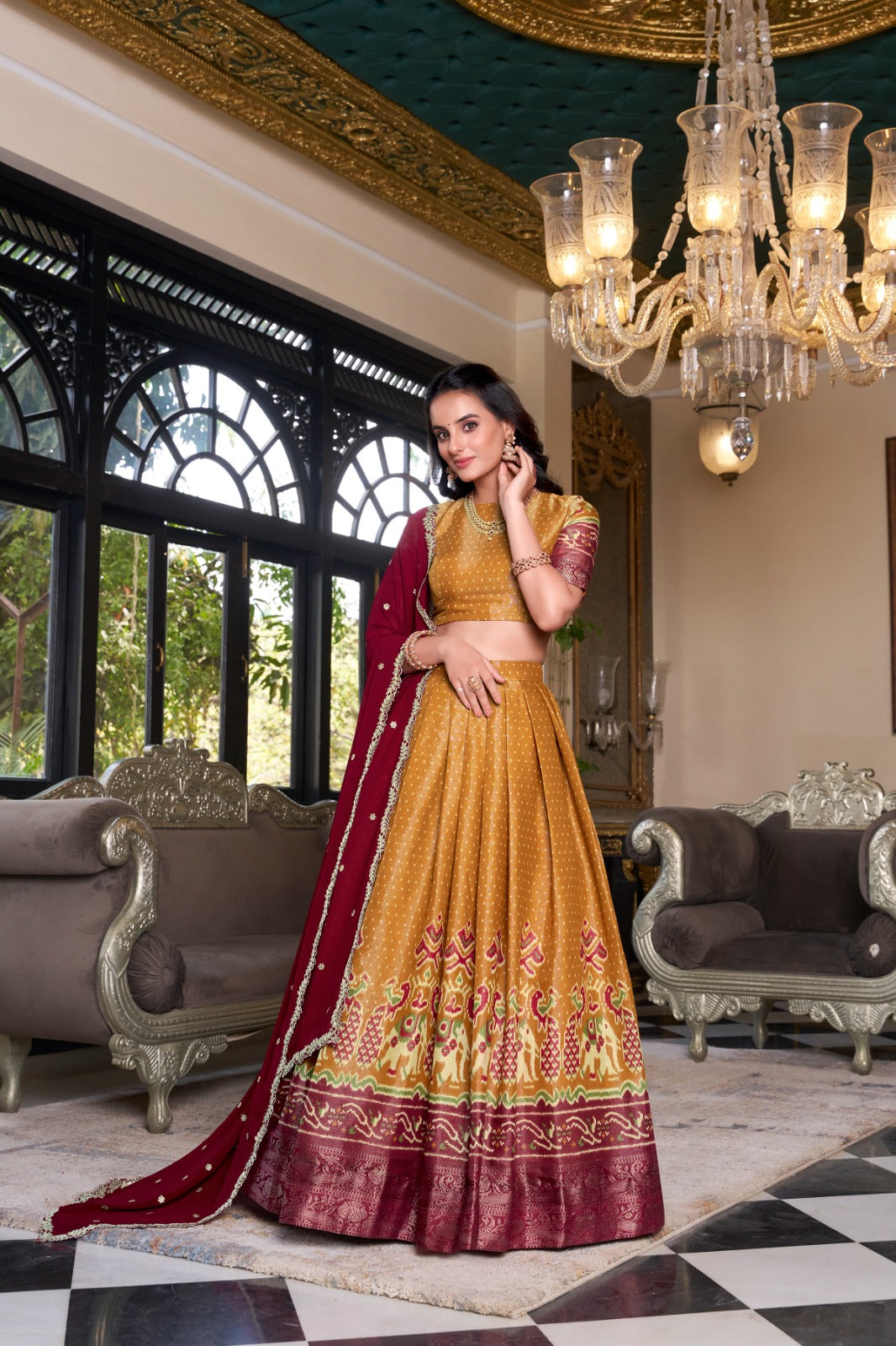 Inaya Kanchipuram Lehenga choli