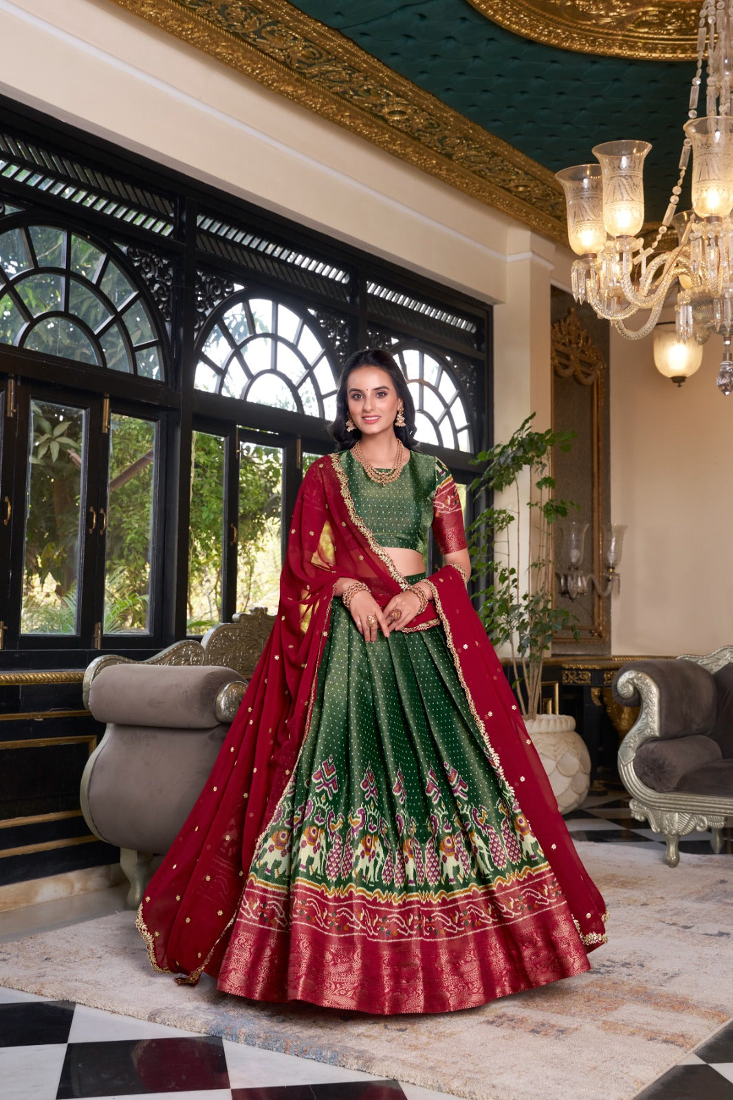 Inaya Kanchipuram Lehenga choli