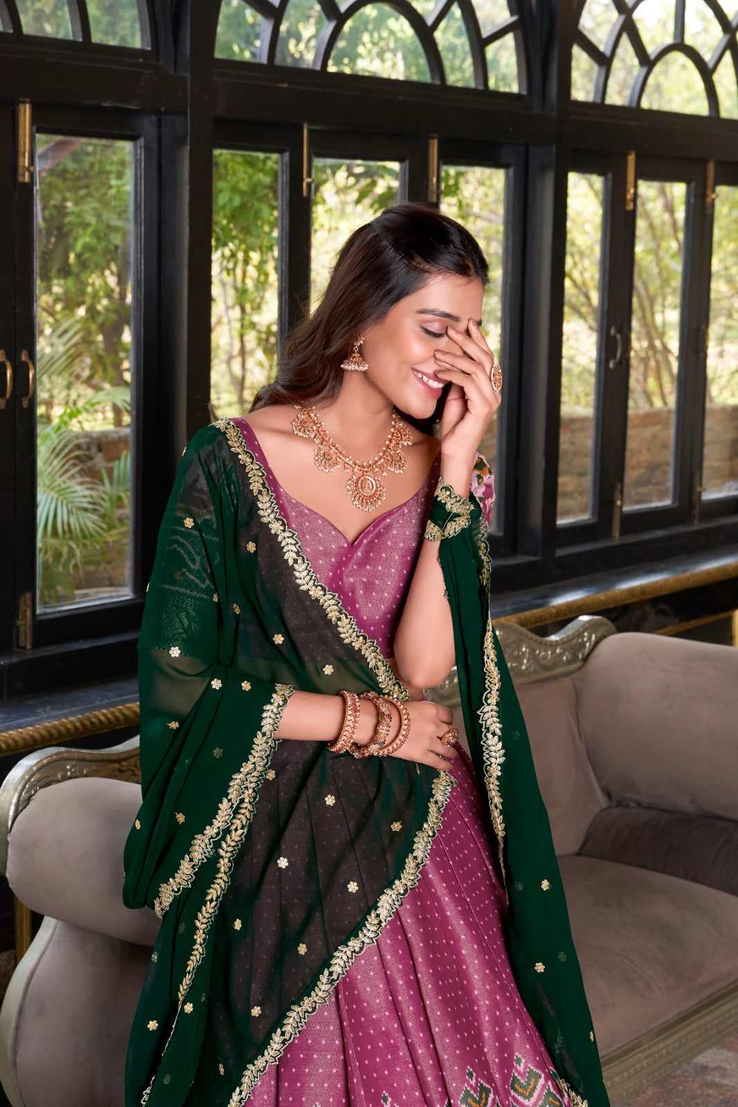 Inaya Kanchipuram Lehenga choli