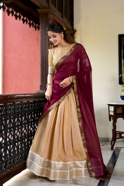 Grisha Kanchipuram lehenga choli