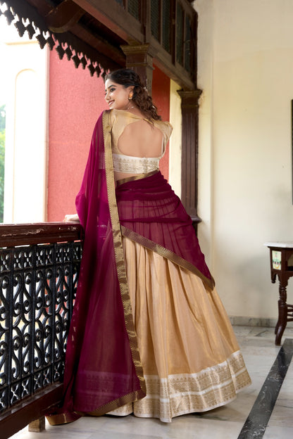 Grisha Kanchipuram lehenga choli